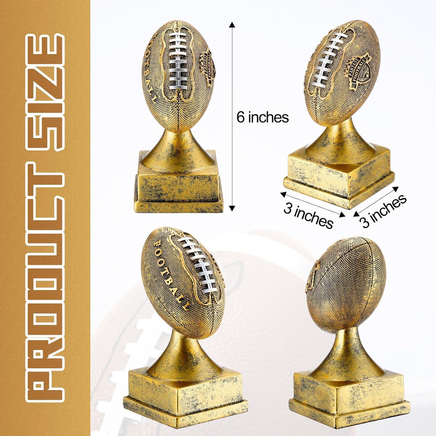 Trofeo de Fútbol Fantasía Wiwiqing 15.24 cm Oro