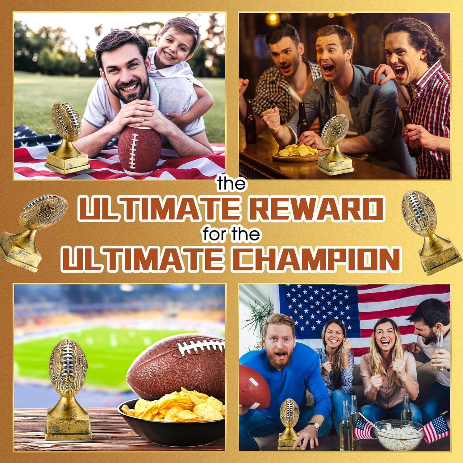 Trofeo de Fútbol Fantasía Wiwiqing 15.24 cm Oro