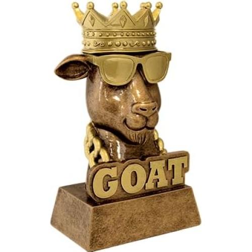 Trofeo Escultura G.O.A.T. Crown Awards 17.78 cm Personalizable