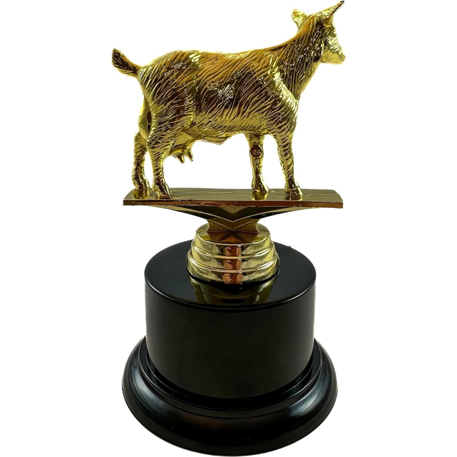 Trofeo de Cabra Personalizable Awards4U - 15.24 cm Dorado