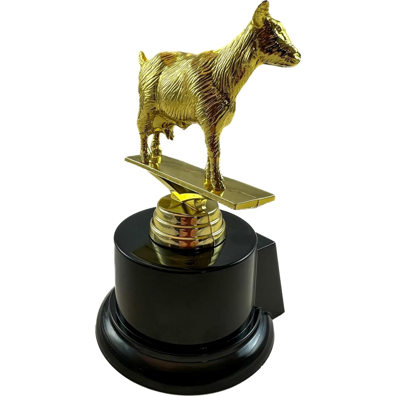 Trofeo de Cabra Personalizable Awards4U - 15.24 cm Dorado