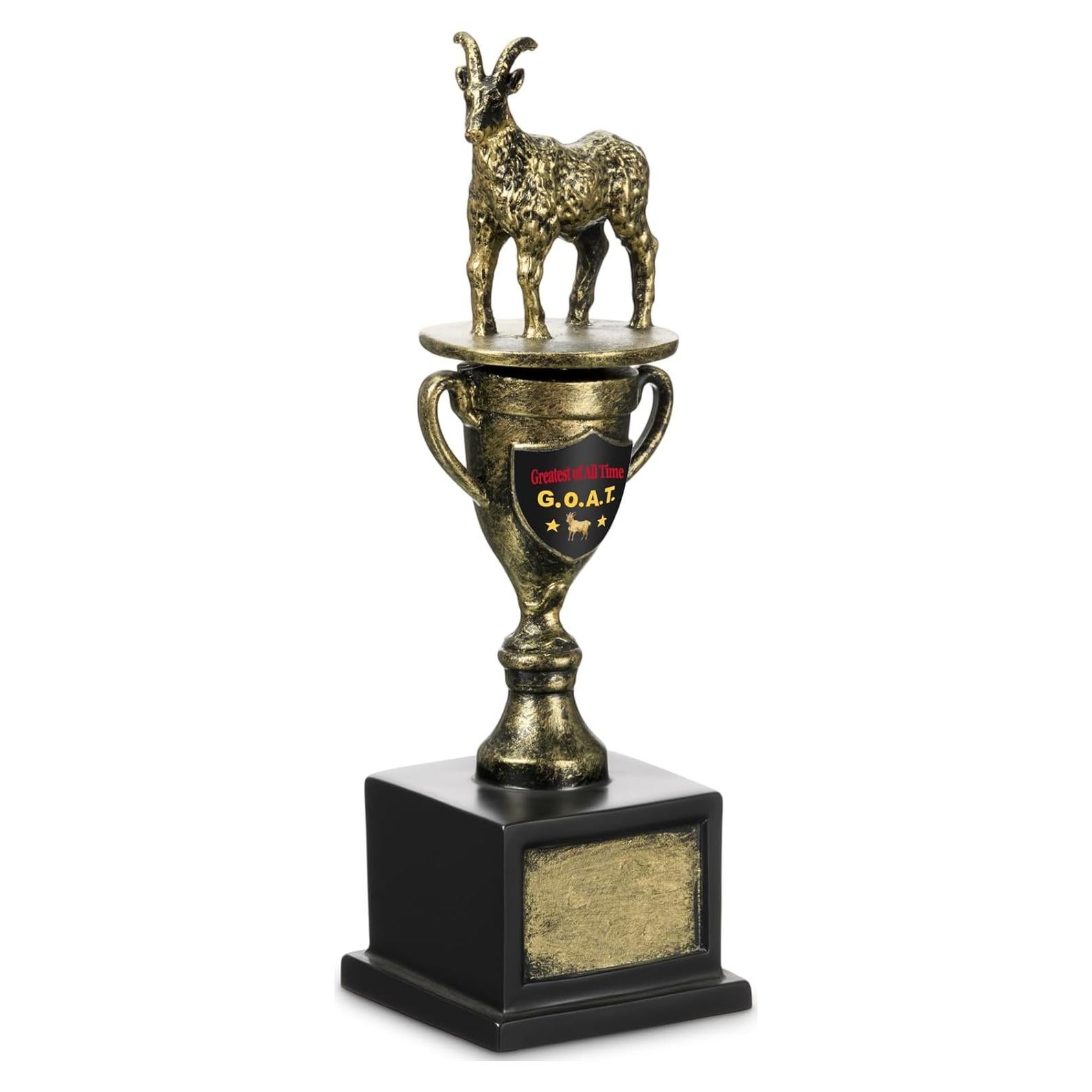 Trofeo de Fútbol Fantasía Tondiamo Cabra Dorado 17.2 cm