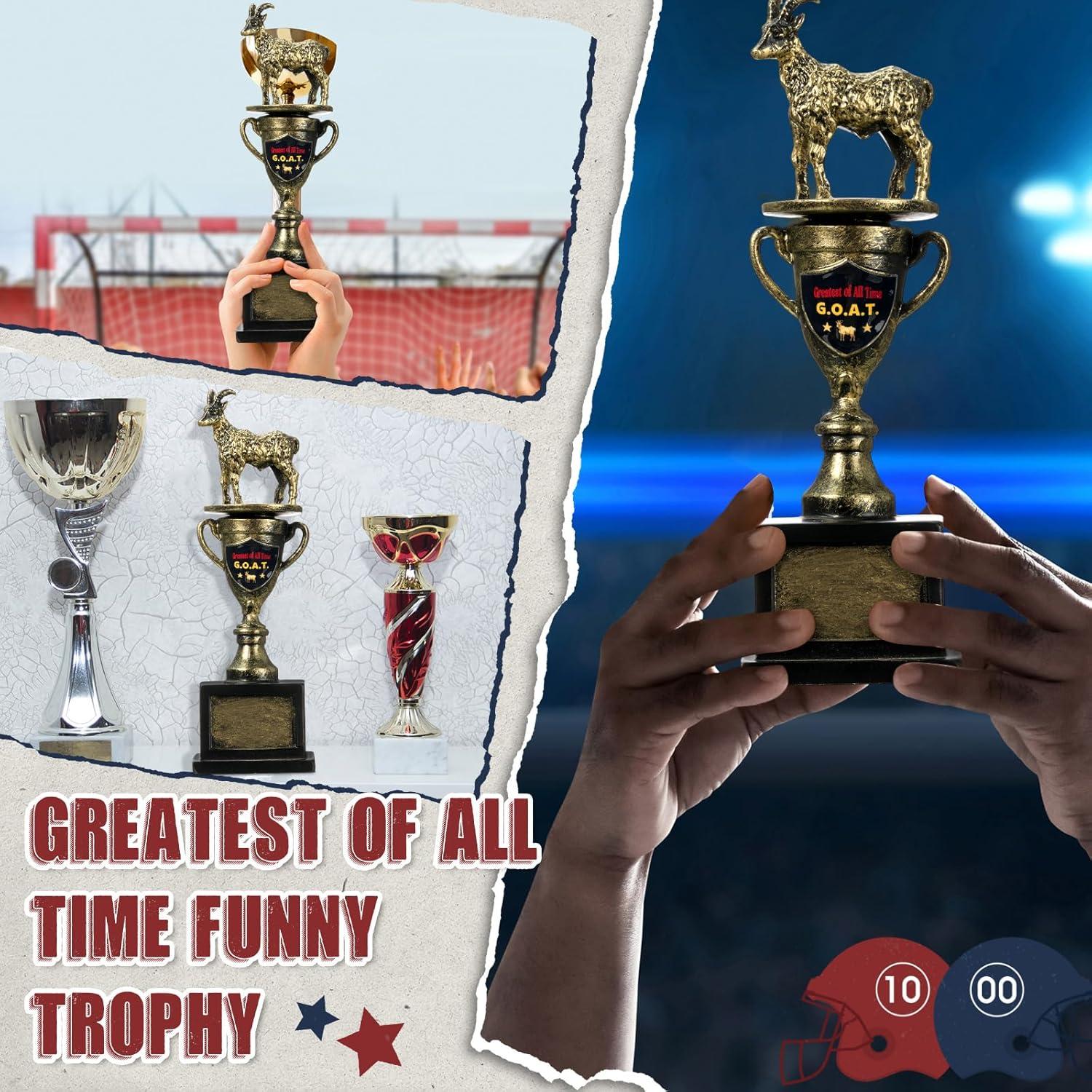 Trofeo de Fútbol Fantasía Tondiamo Cabra Dorado 17.2 cm