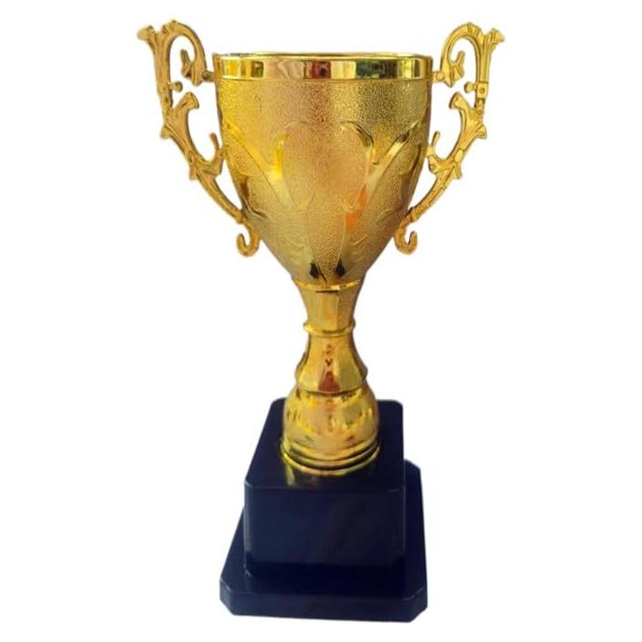 Trofeo Dorado de Plástico Jilukibo 9.7x5.4x14.3 cm