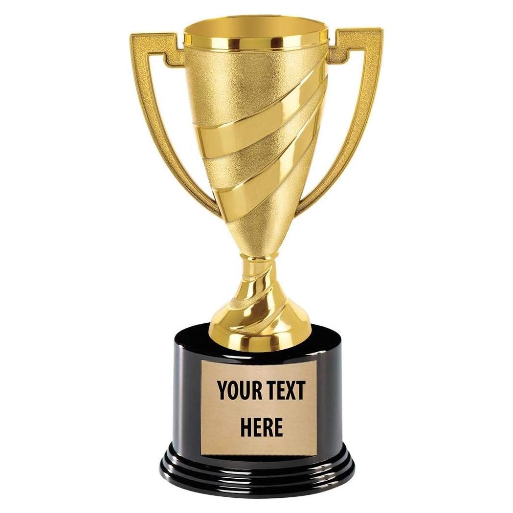 Trofeo Copa Dorada Personalizado 22.86 cm Crown Awards