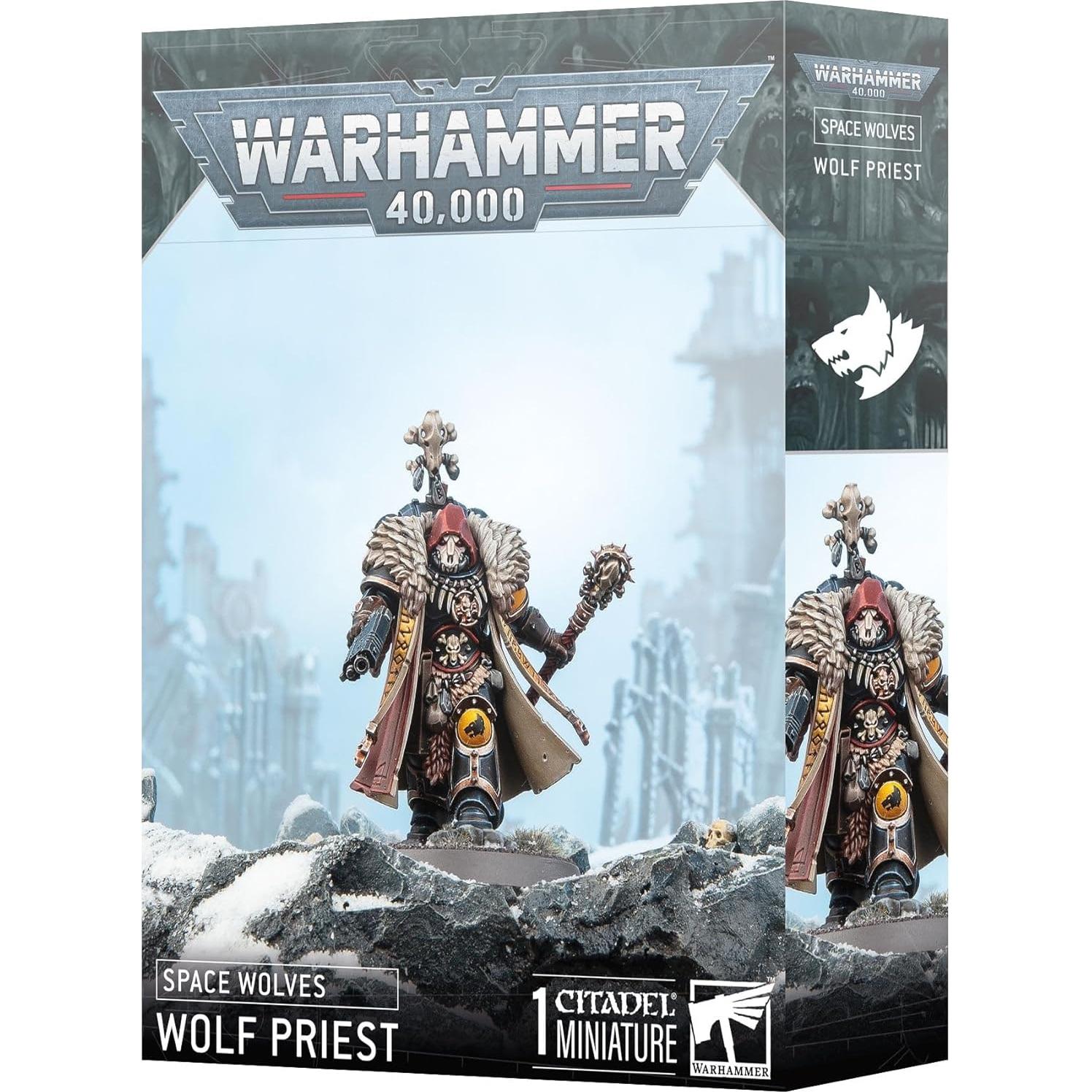 Miniatura Warhammer 40K Sacerdote Lobo Games Workshop 40mm