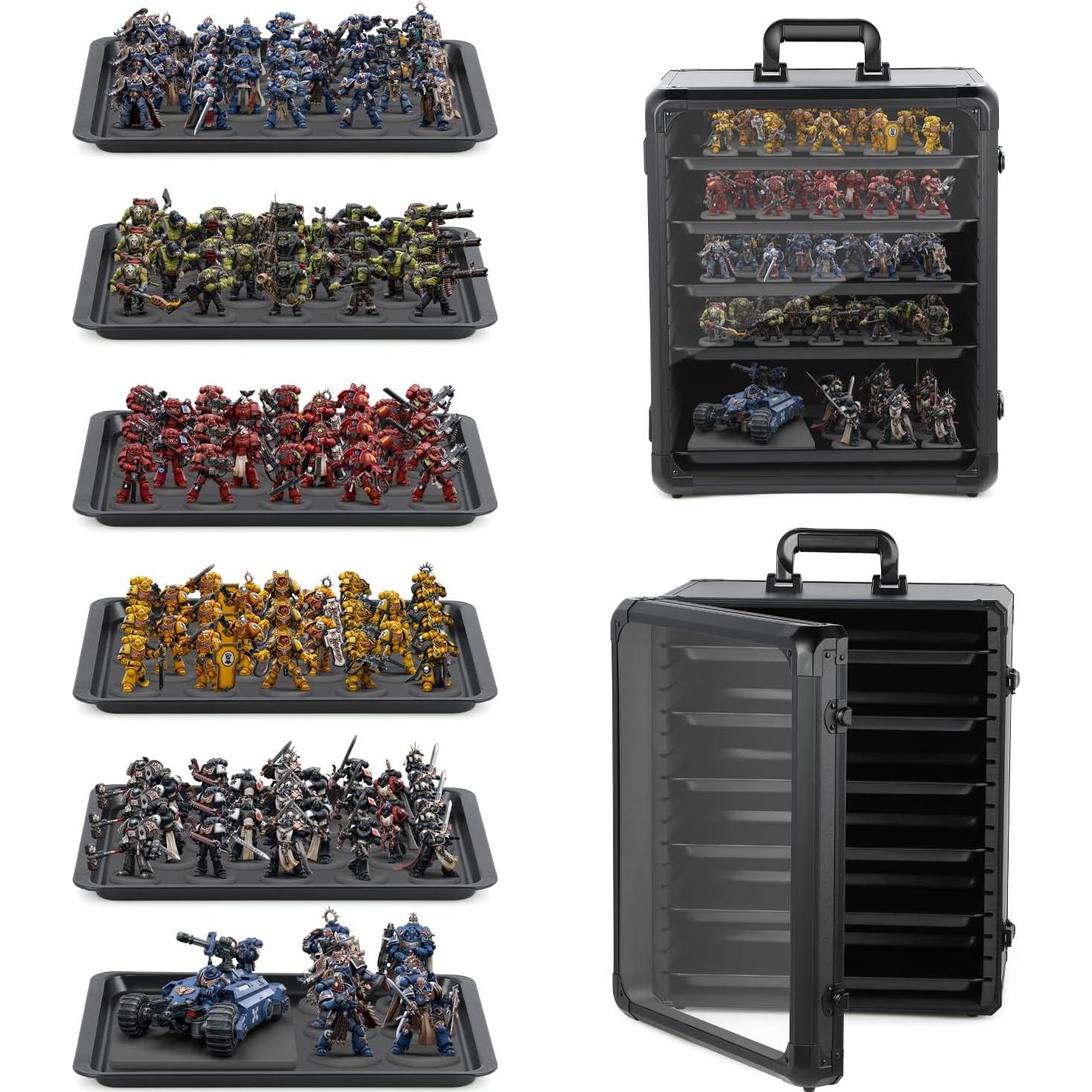 Caja de Almacenamiento Miniatura Tense Edano 6 Bandejas 39.6x33x46.2cm