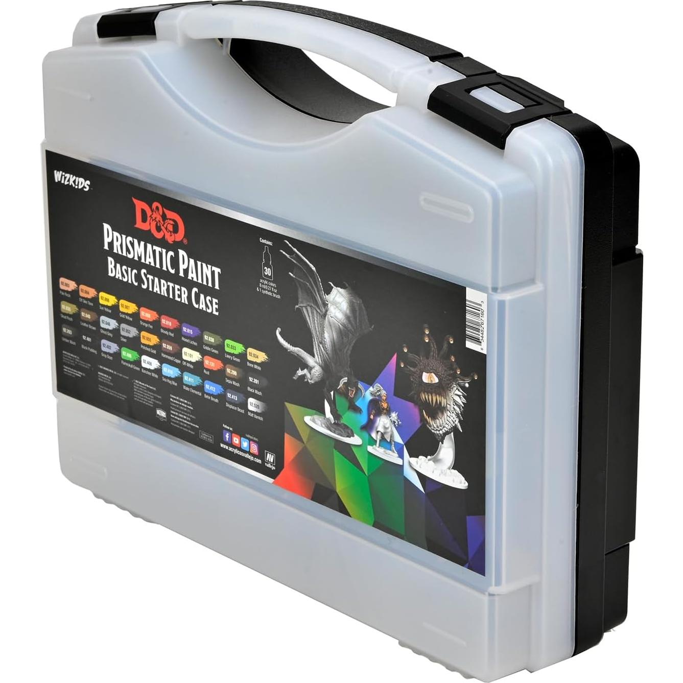 Estuche Básico de Pintura Acrílica D&D Prismática 30 Colores