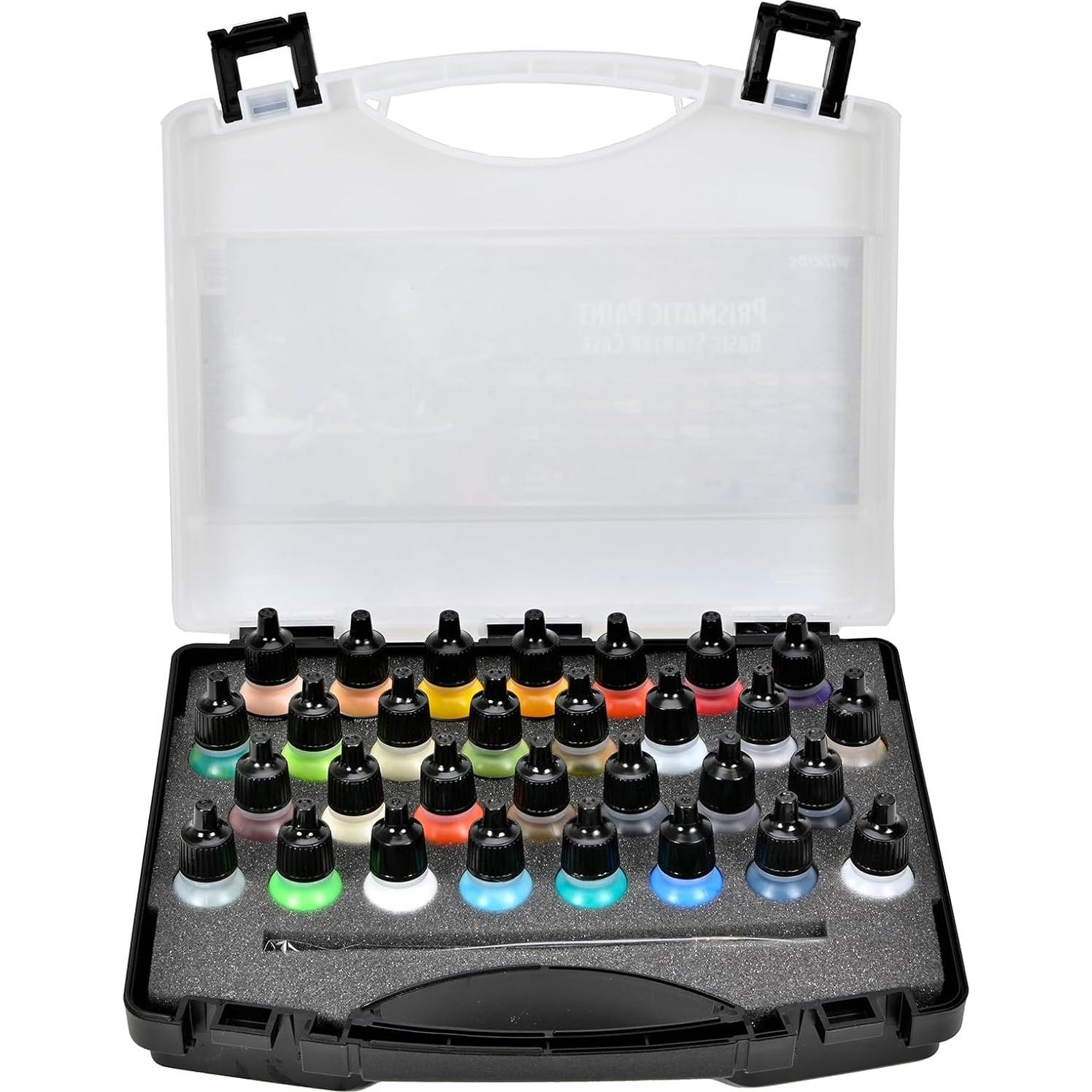 Estuche Básico de Pintura Acrílica D&D Prismática 30 Colores
