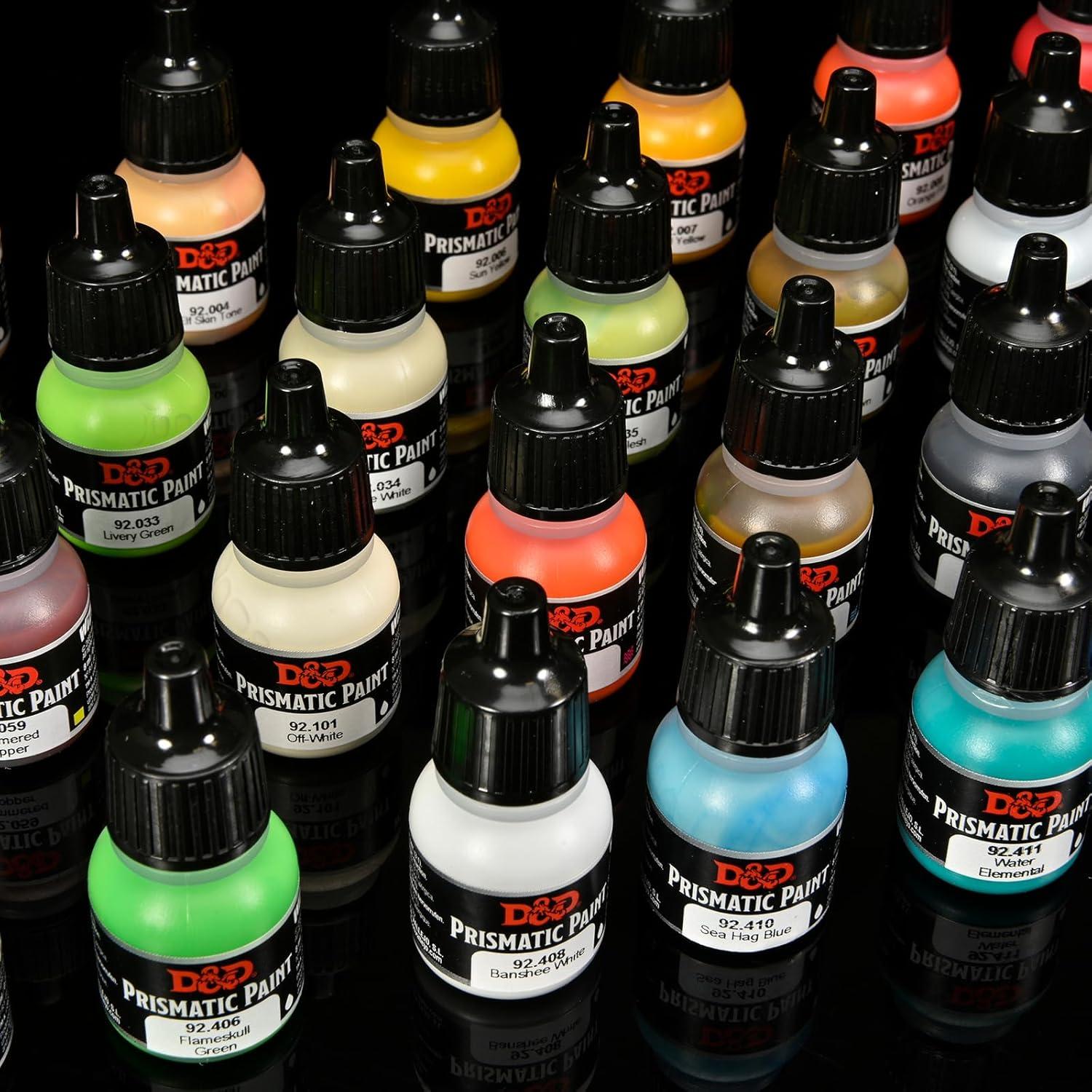 Estuche Básico de Pintura Acrílica D&D Prismática 30 Colores