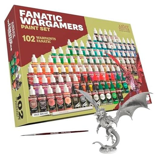 Set de Pinturas Acrílicas The Army Painter 102 x 18 ml para Wargamers