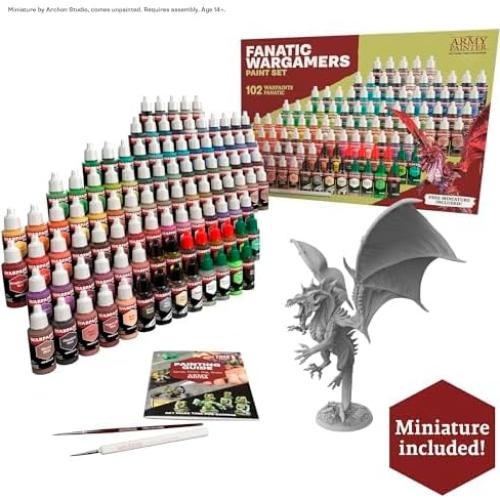 Set de Pinturas Acrílicas The Army Painter 102 x 18 ml para Wargamers