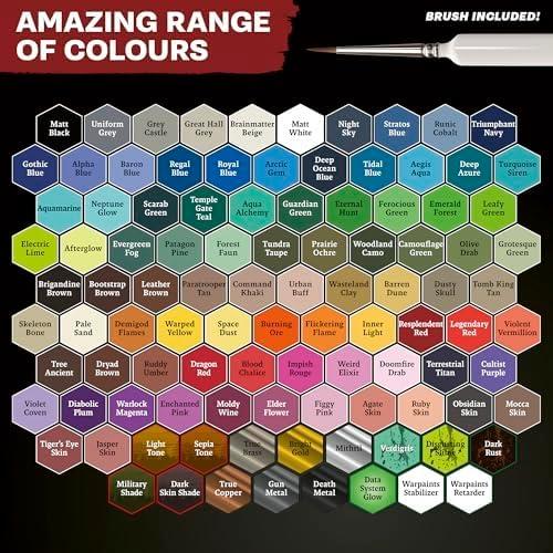 Set de Pinturas Acrílicas The Army Painter 102 x 18 ml para Wargamers