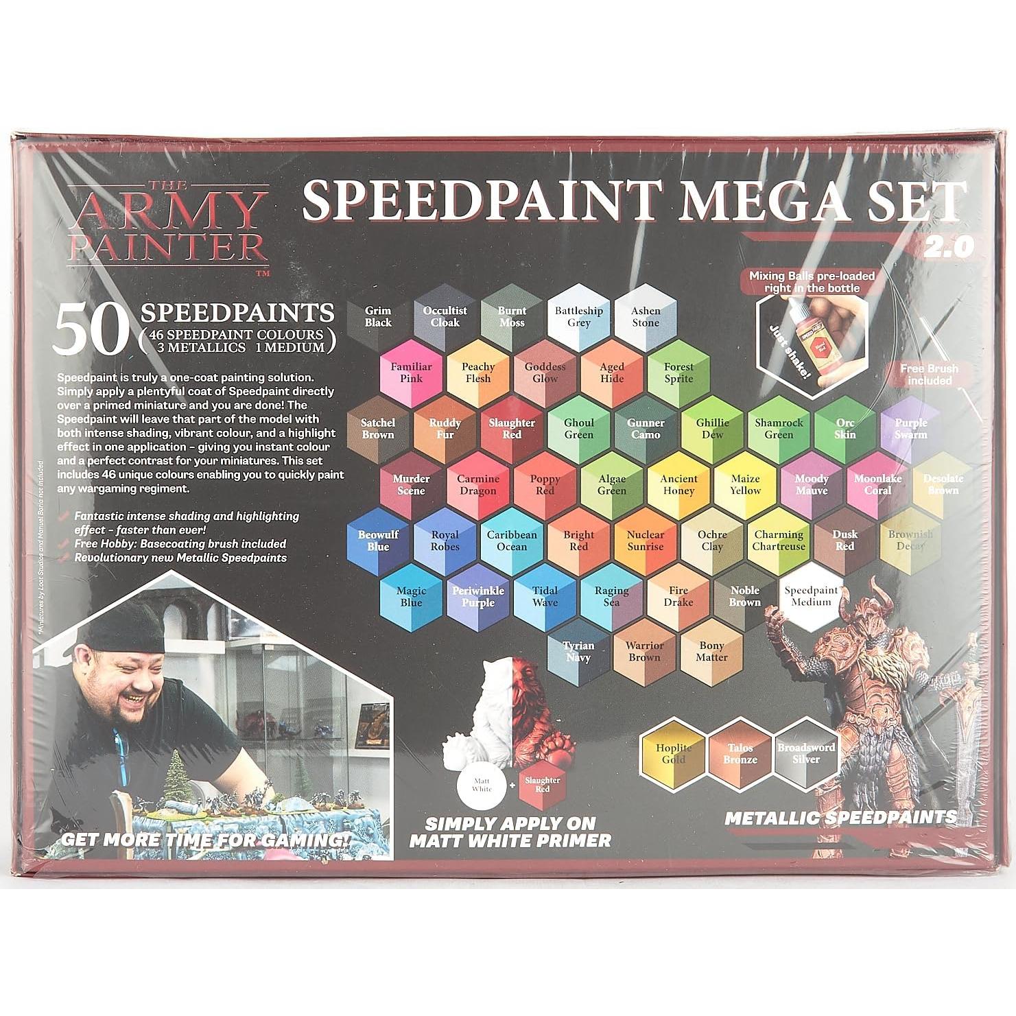 Set de Pintura Acrílica Speedpaint Mega 2.0 The Army Painter 50x18ml