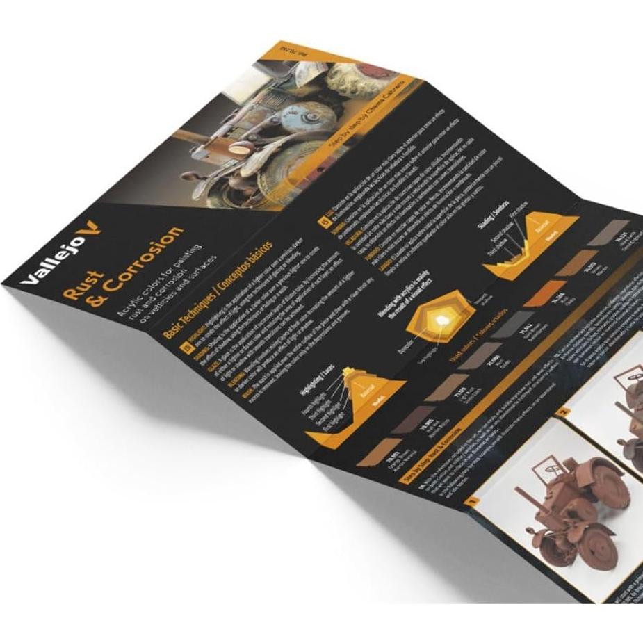 Set de Pinturas Acrílicas Vallejo Model Color Óxido 8x18ml