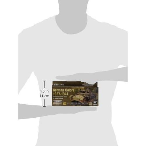 Set de Pintura Acrílica Vallejo 8 Colores Alemanes 1927-1941 136 ml