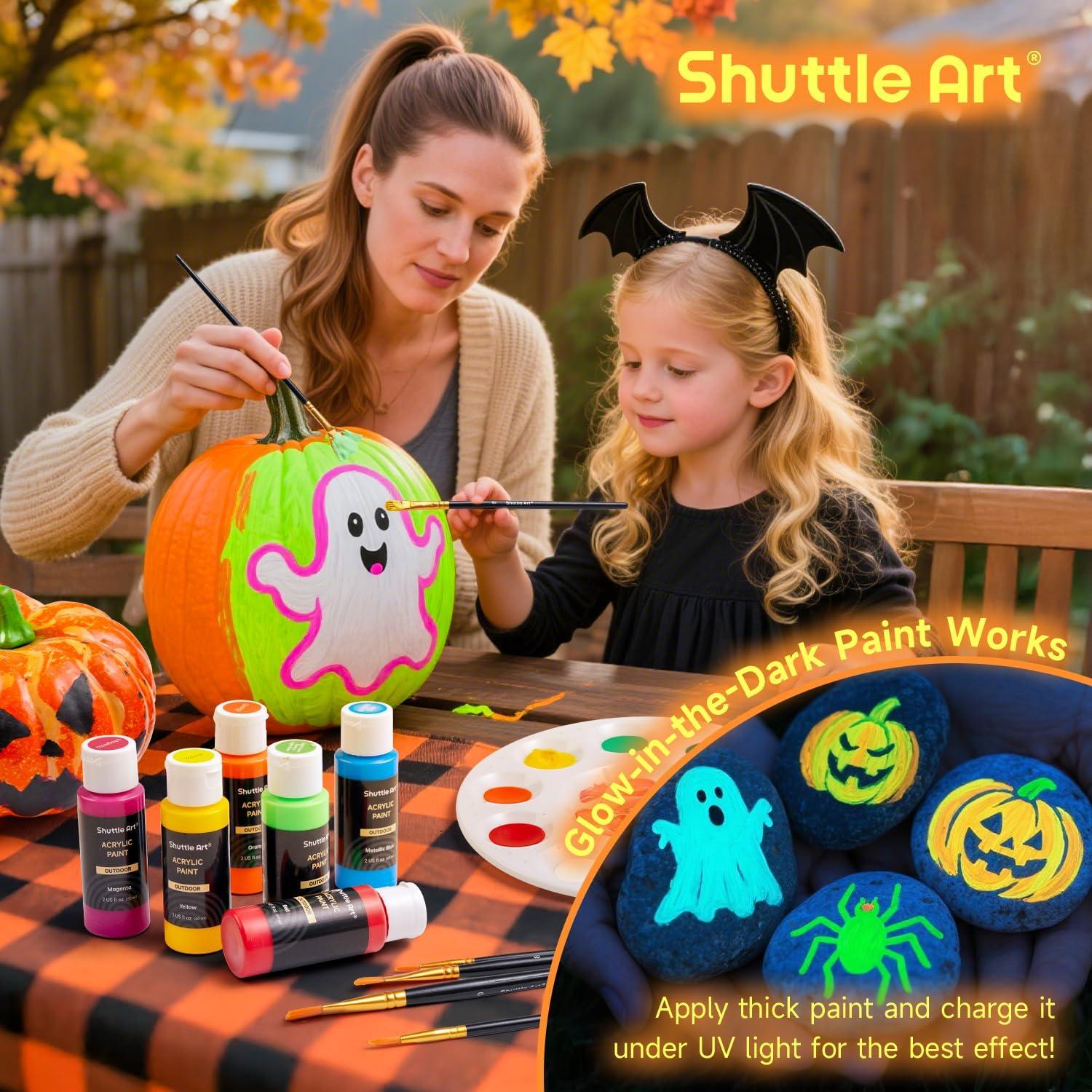 Juego de Pintura Acrílica Exterior Shuttle Art 36 Colores 60ml