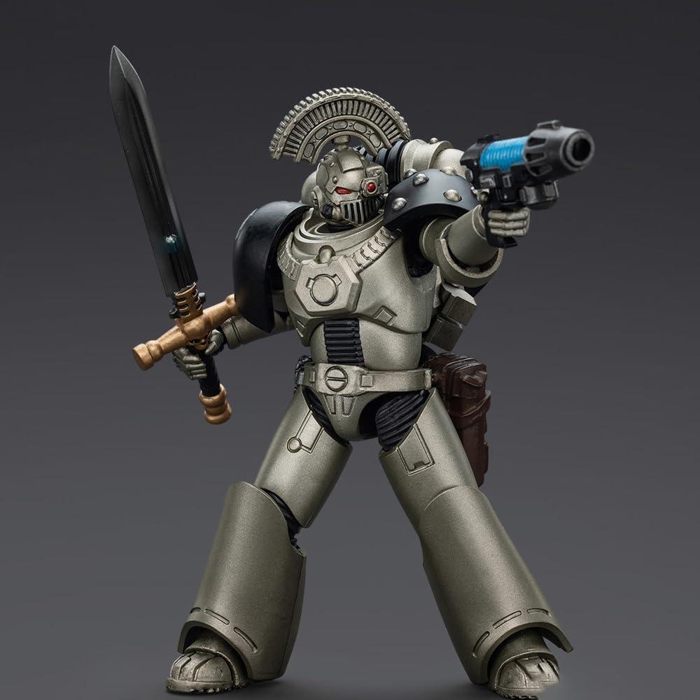 Figura de Acción JOYTOY Warhammer 1/18 Sargento MKVI Guerreros de Hierro