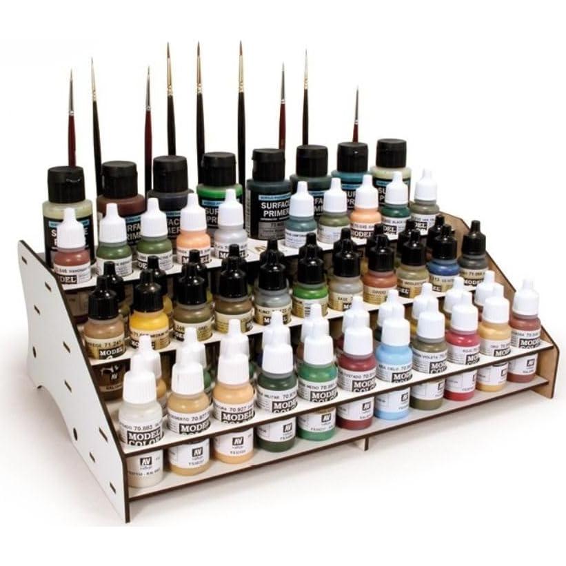 Conjunto de Pinturas Vallejo 16 Colores 18 ml + Soporte