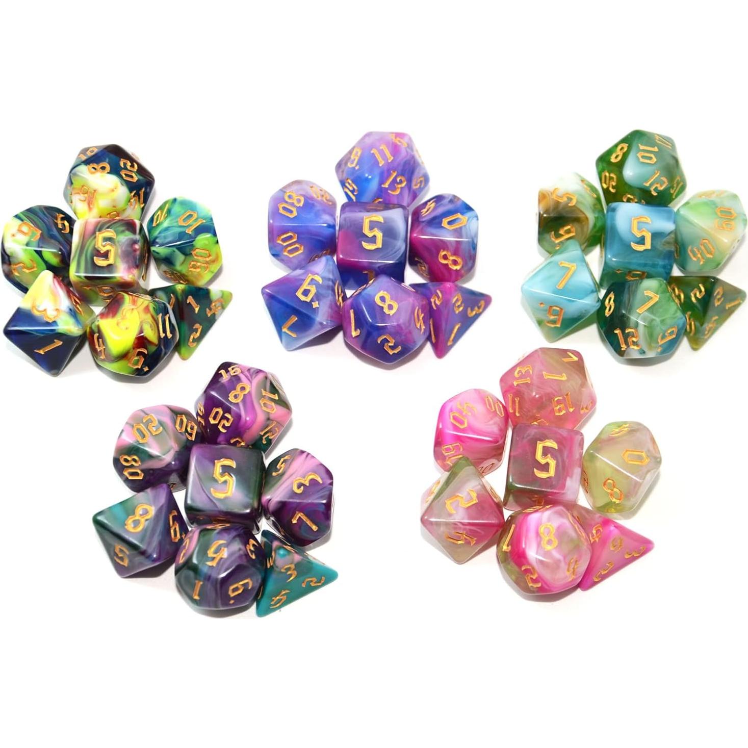 Conjunto de Dados Poliedricos 5x7 SmartDealsPro para DND RPG