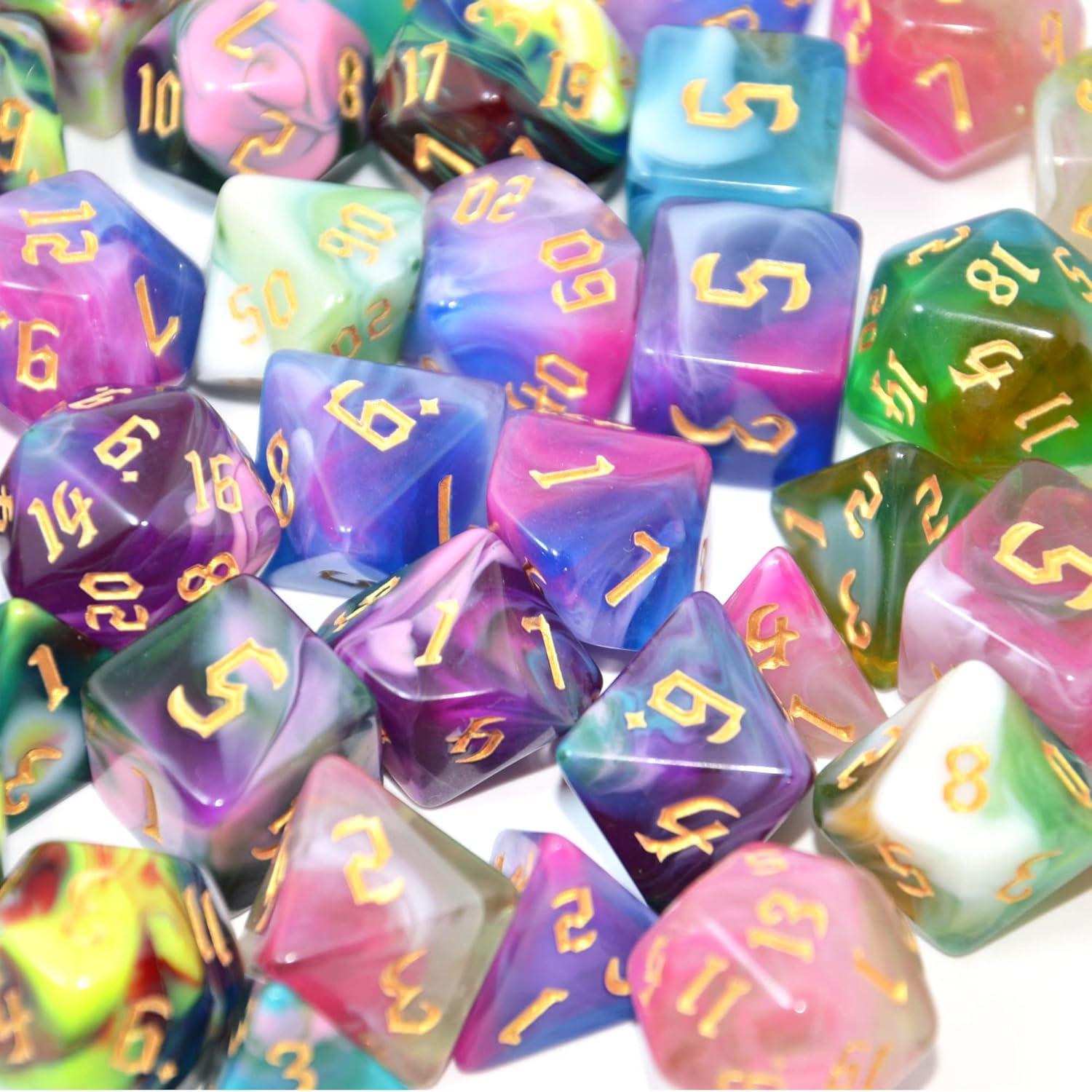 Conjunto de Dados Poliedricos 5x7 SmartDealsPro para DND RPG