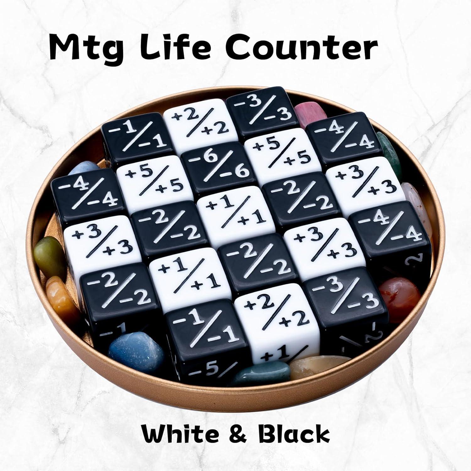 52 Piezas Dados de Contador de Palabras Clave MTG Tinzum