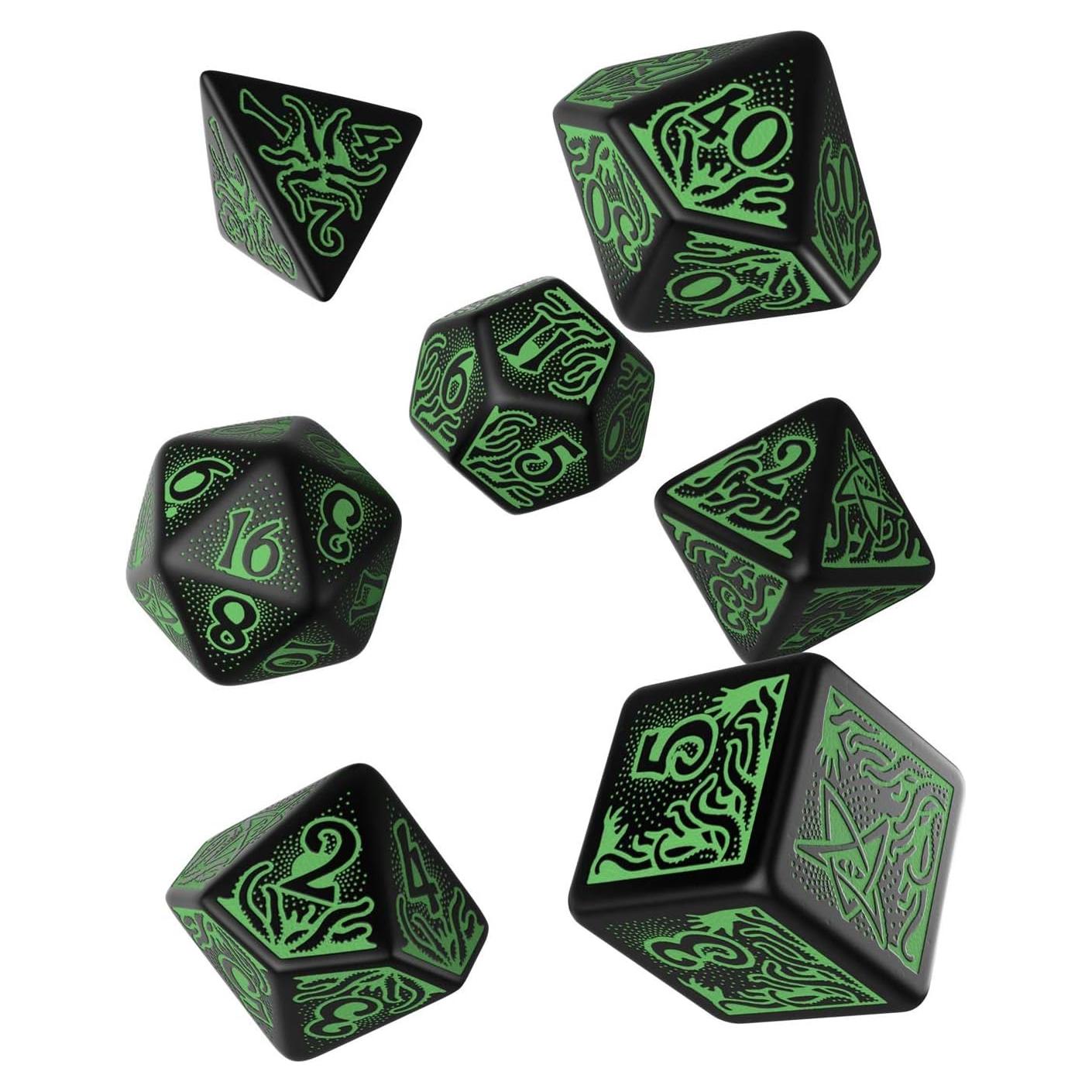 Conjunto de Dados RPG Q WORKSHOP Llamada de Cthulhu 7 Piezas
