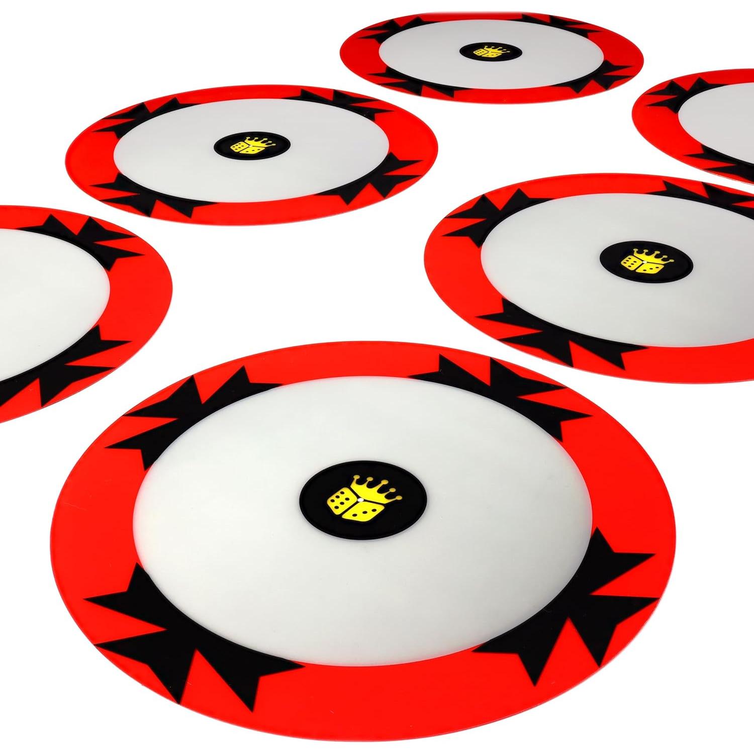 Marcadores de Objetivo Cruz Maltés Barón de Dados - Juego de 6, 40mm