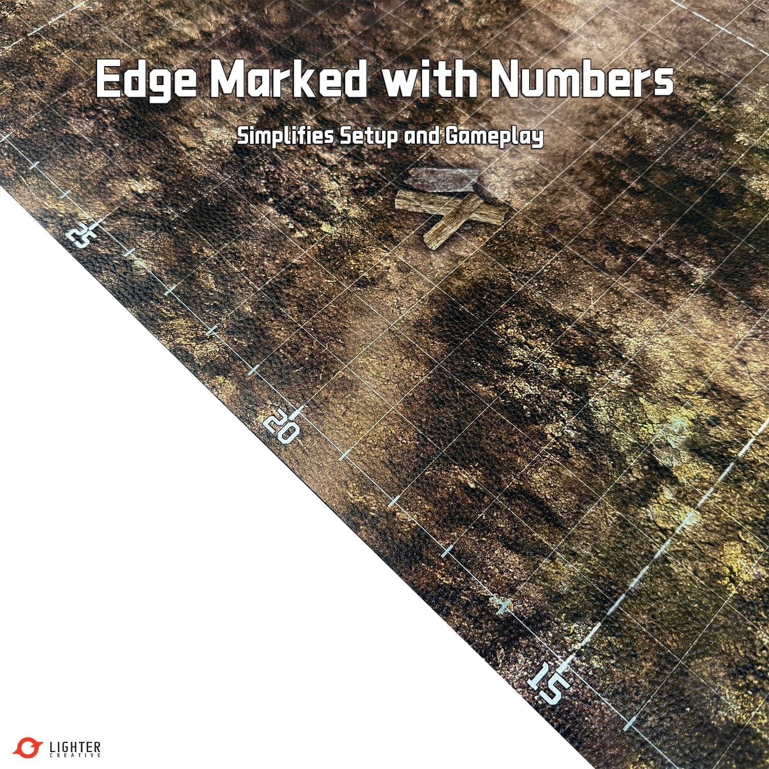 Alfombrilla de Batalla Cuadrícula Lighter Creative 116.84x157.48cm