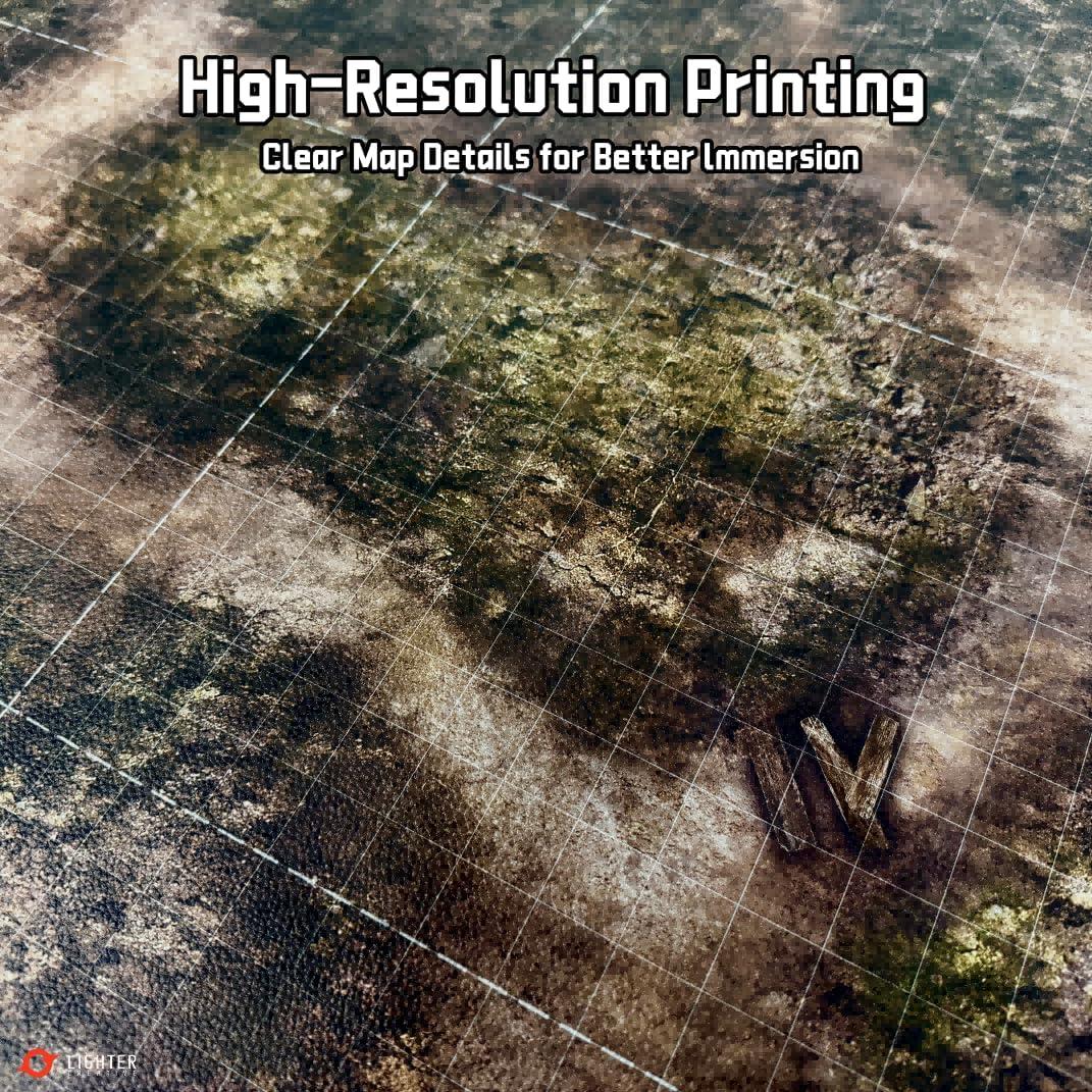 Alfombrilla de Batalla Cuadrícula Lighter Creative 116.84x157.48cm