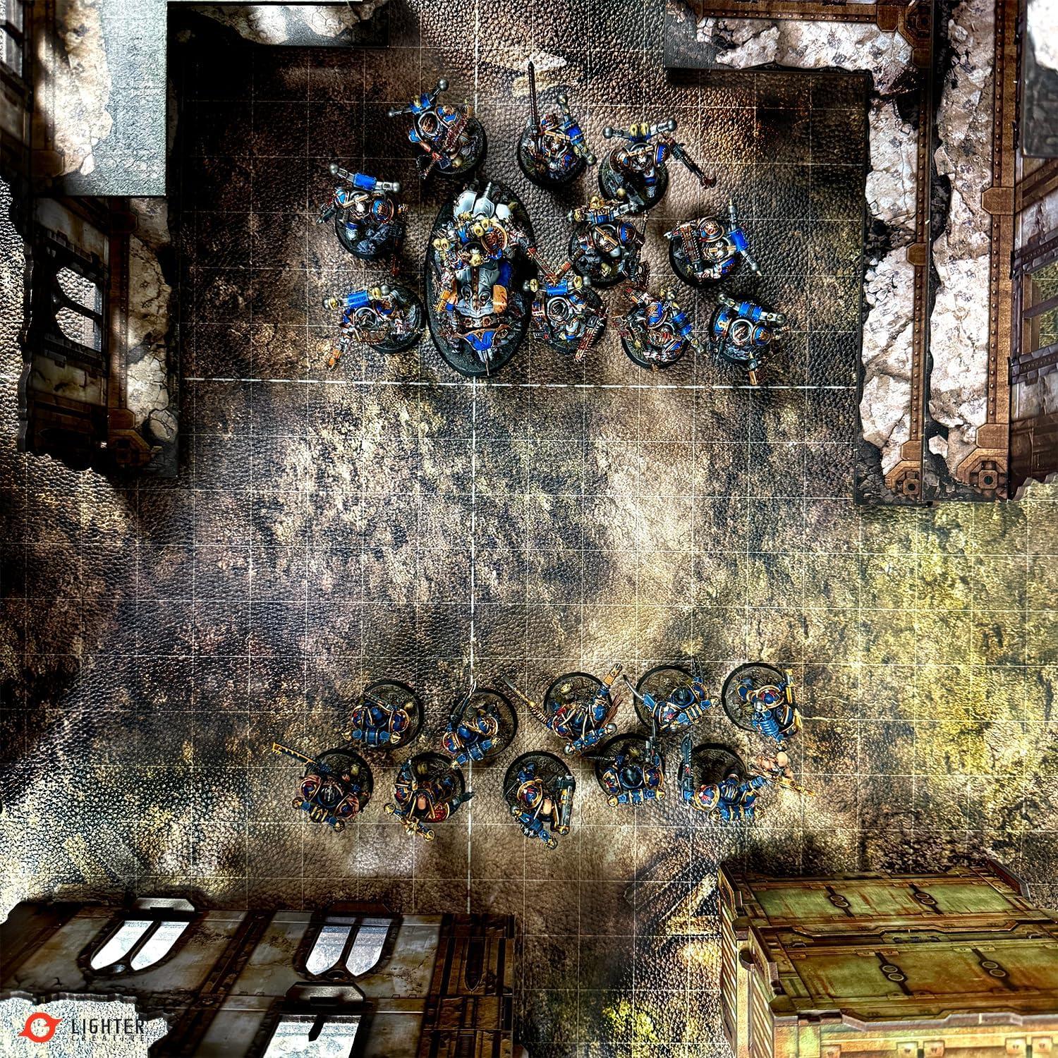 Alfombrilla de Batalla Cuadrícula Lighter Creative 116.84x157.48cm