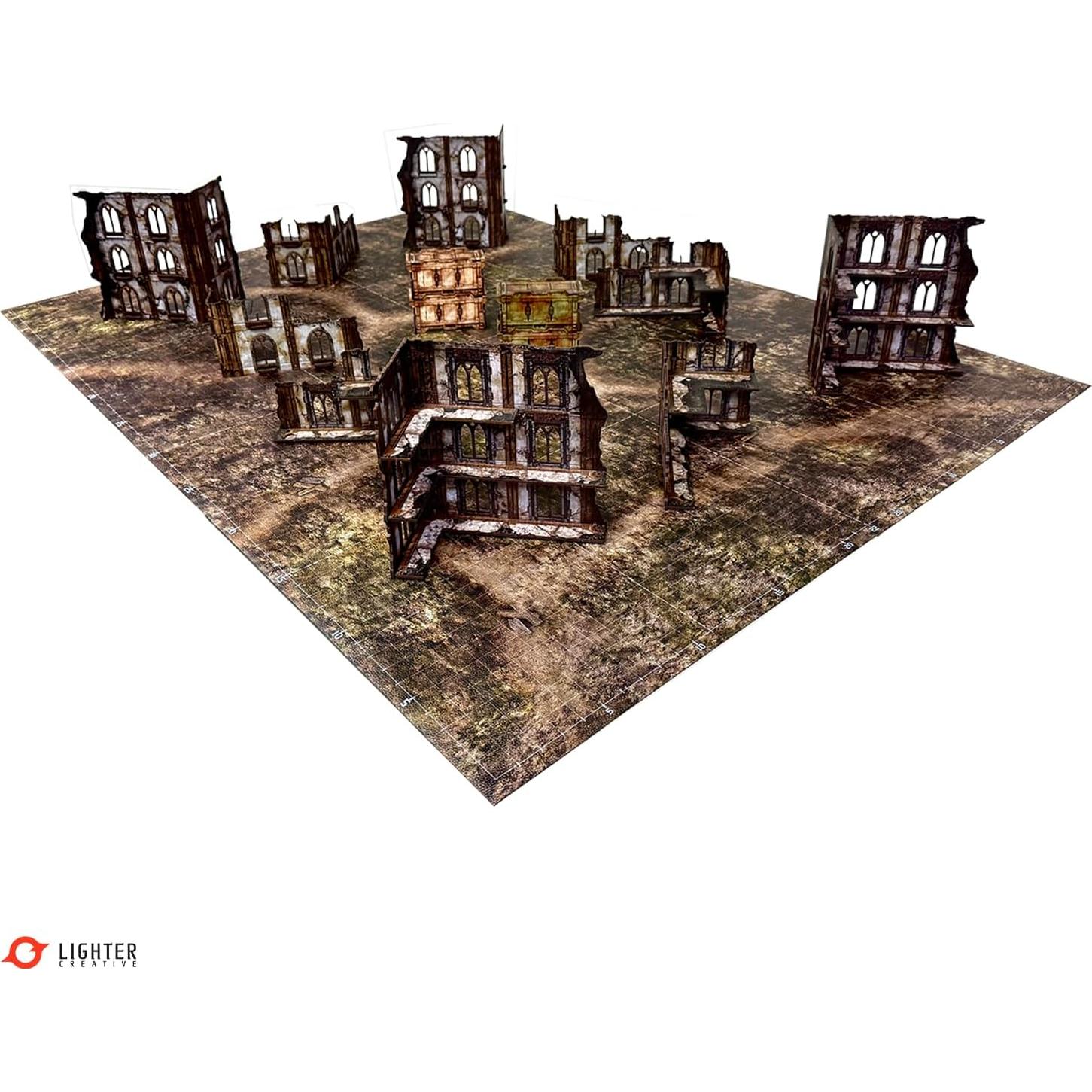 Alfombrilla de Batalla Cuadrícula Lighter Creative 116.84x157.48cm