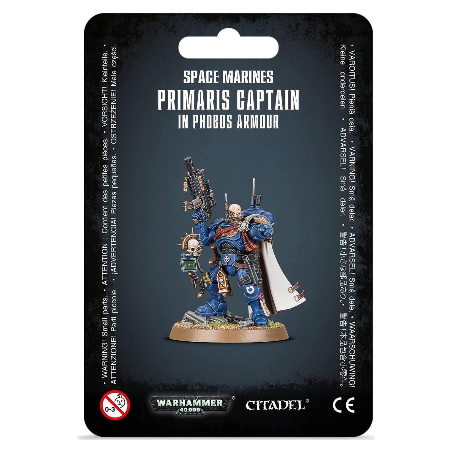 Capitán Primaris en Armadura Phobos Games Workshop - 25g