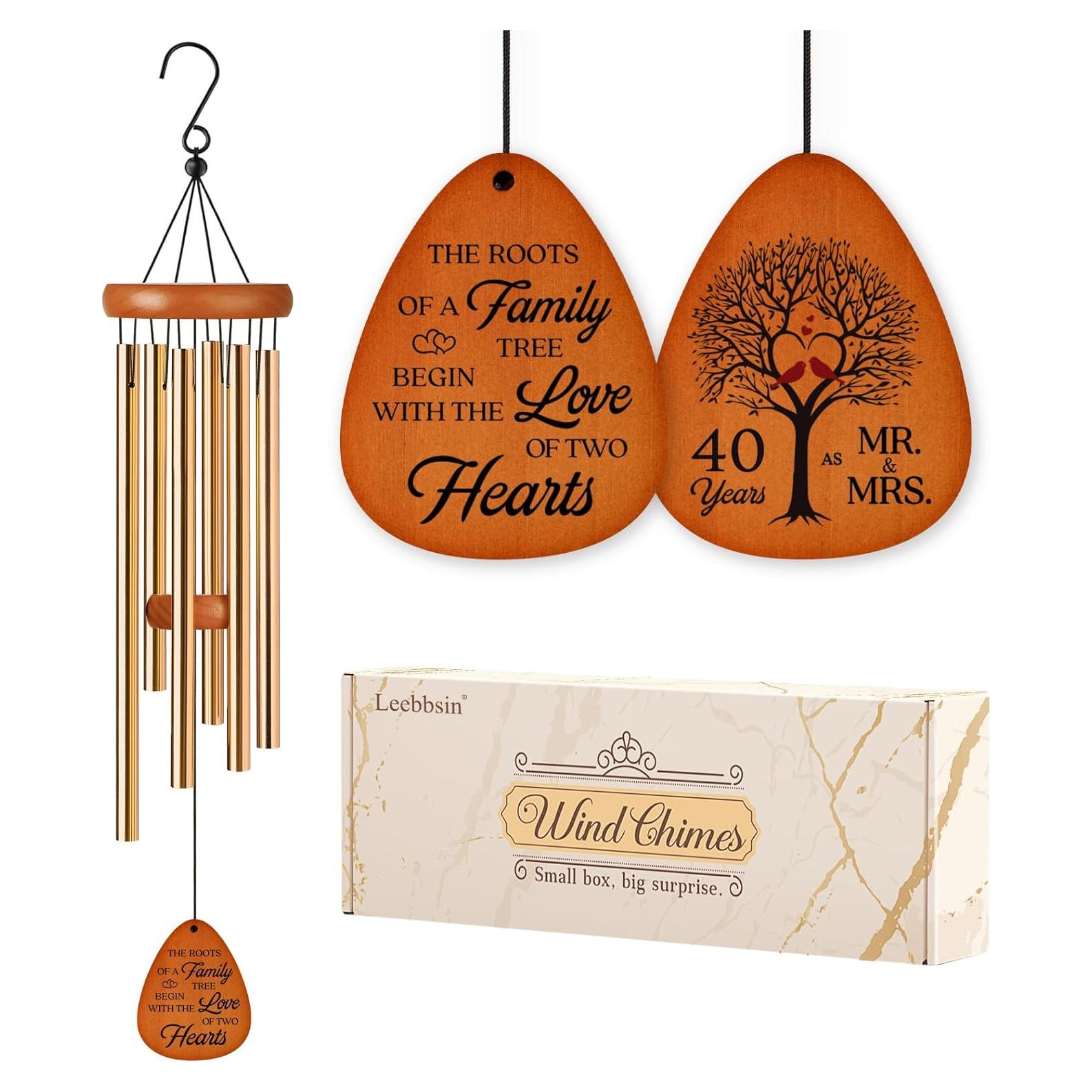 Campana de Viento Leebbsin 40 Aniversario Aluminio 64.77 cm