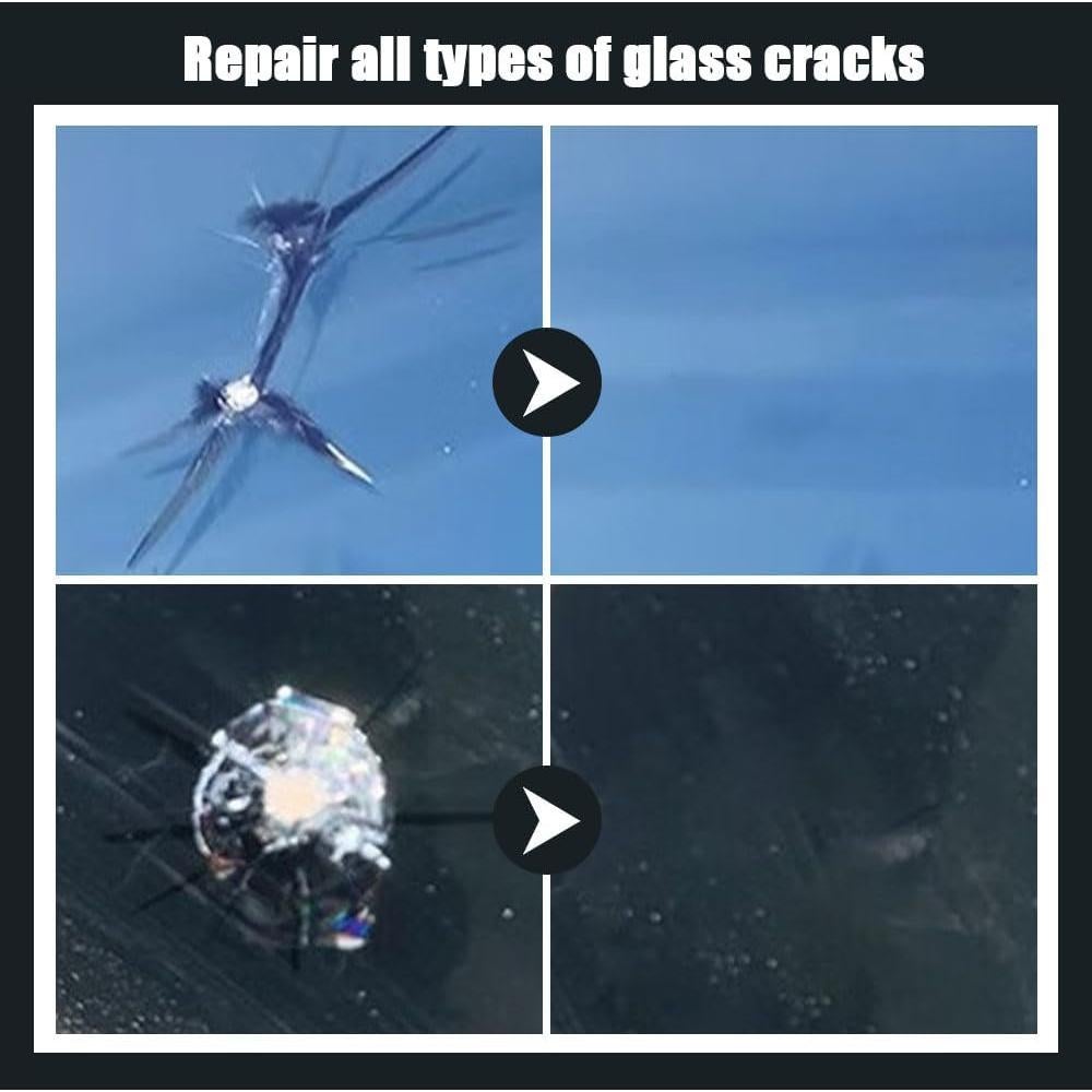 Kit de Reparación de Parabrisas ROWPOZ 5 Piezas Resina