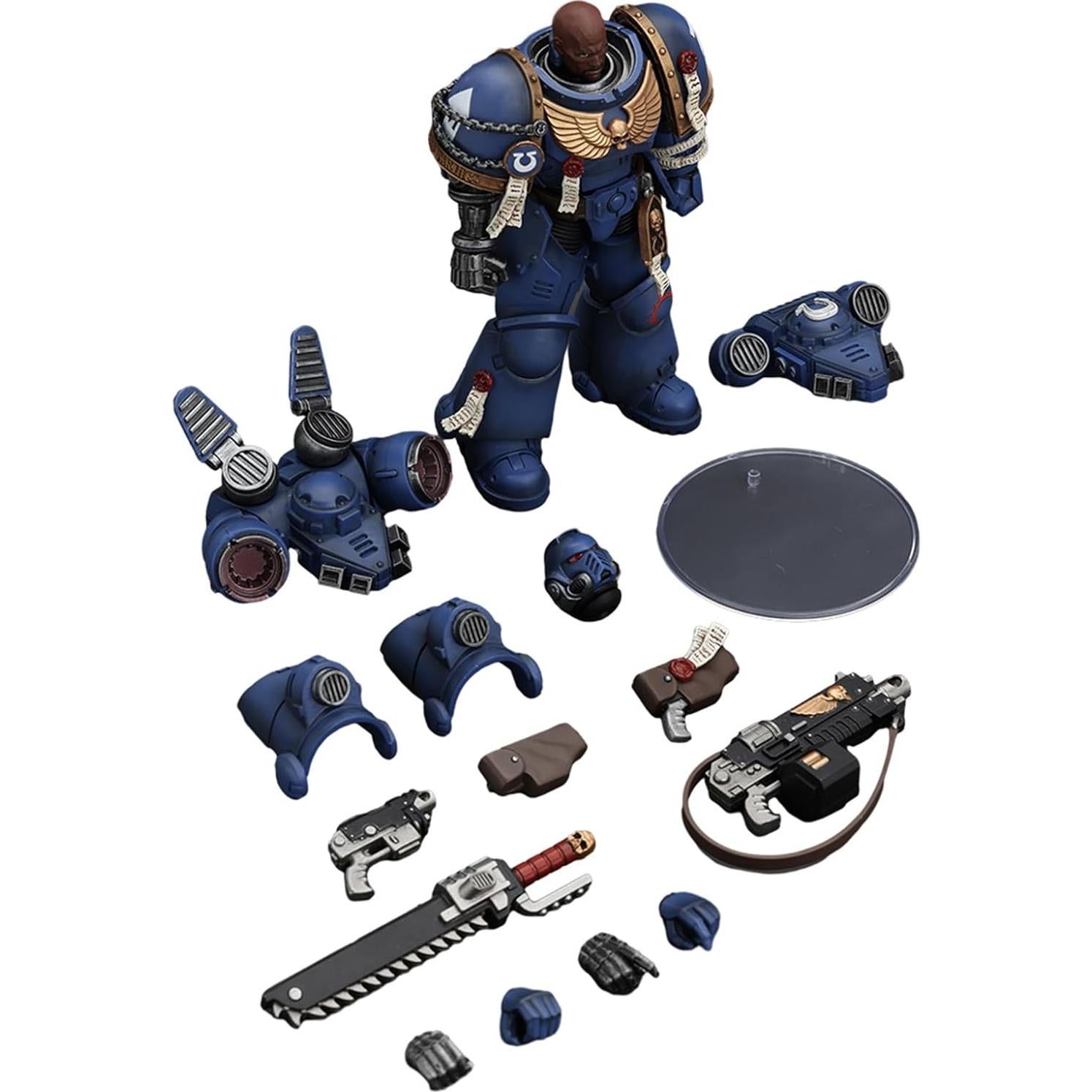 Figura de Acción JOYTOY Warhammer 40k Ultramarines Chairon 1/18