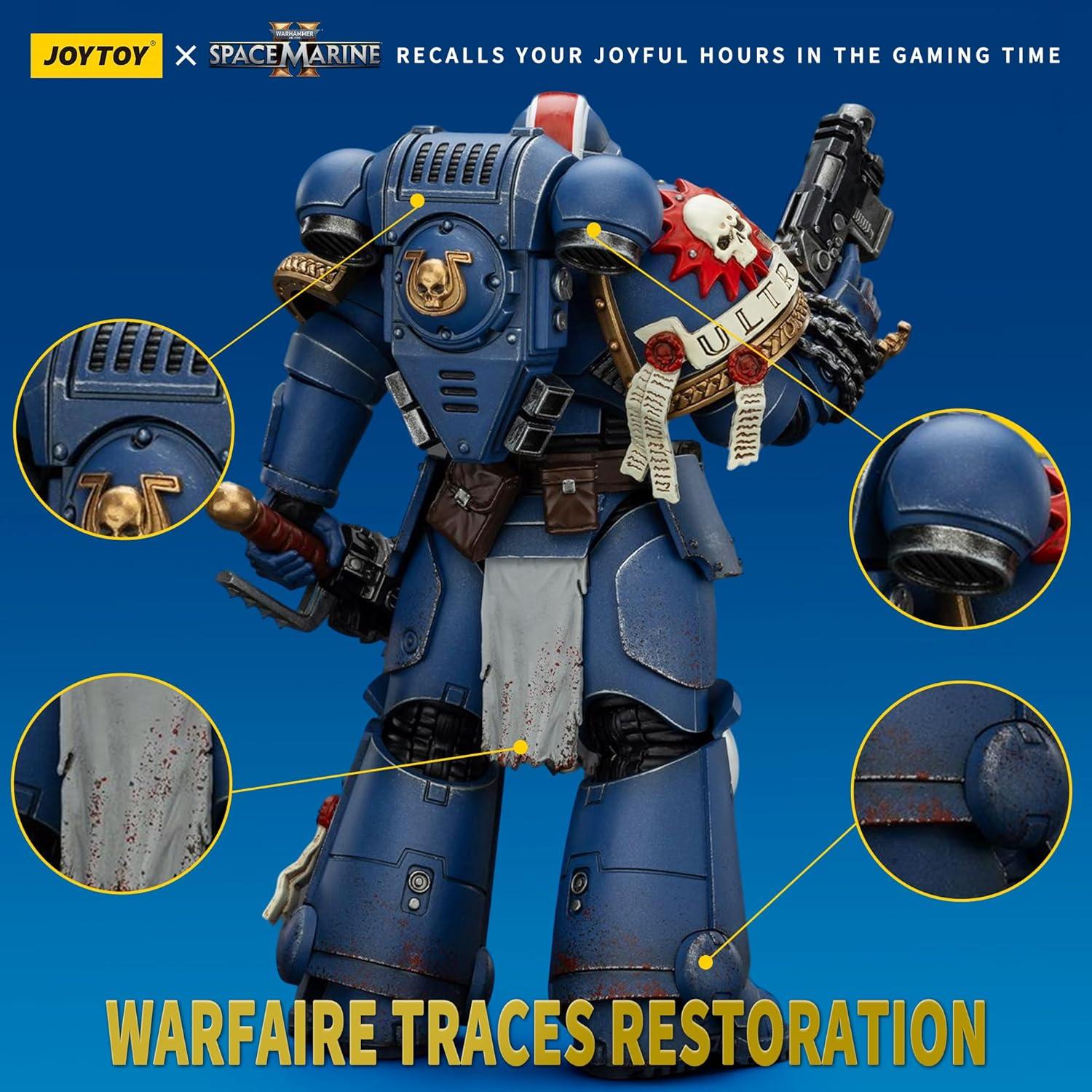 Figura de Acción JOYTOY Warhammer 40k Teniente Titus 1:18