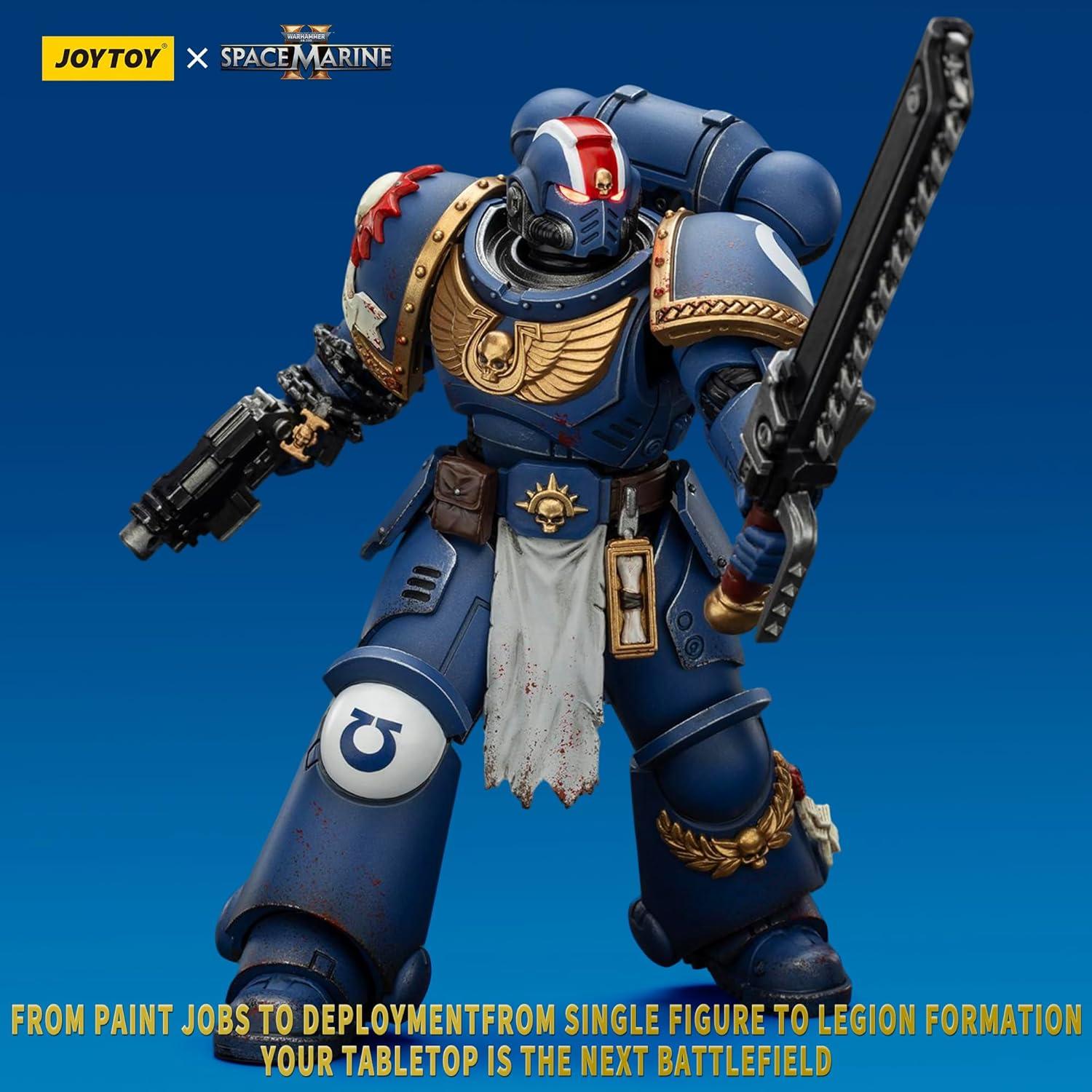 Figura de Acción JOYTOY Warhammer 40k Teniente Titus 1:18