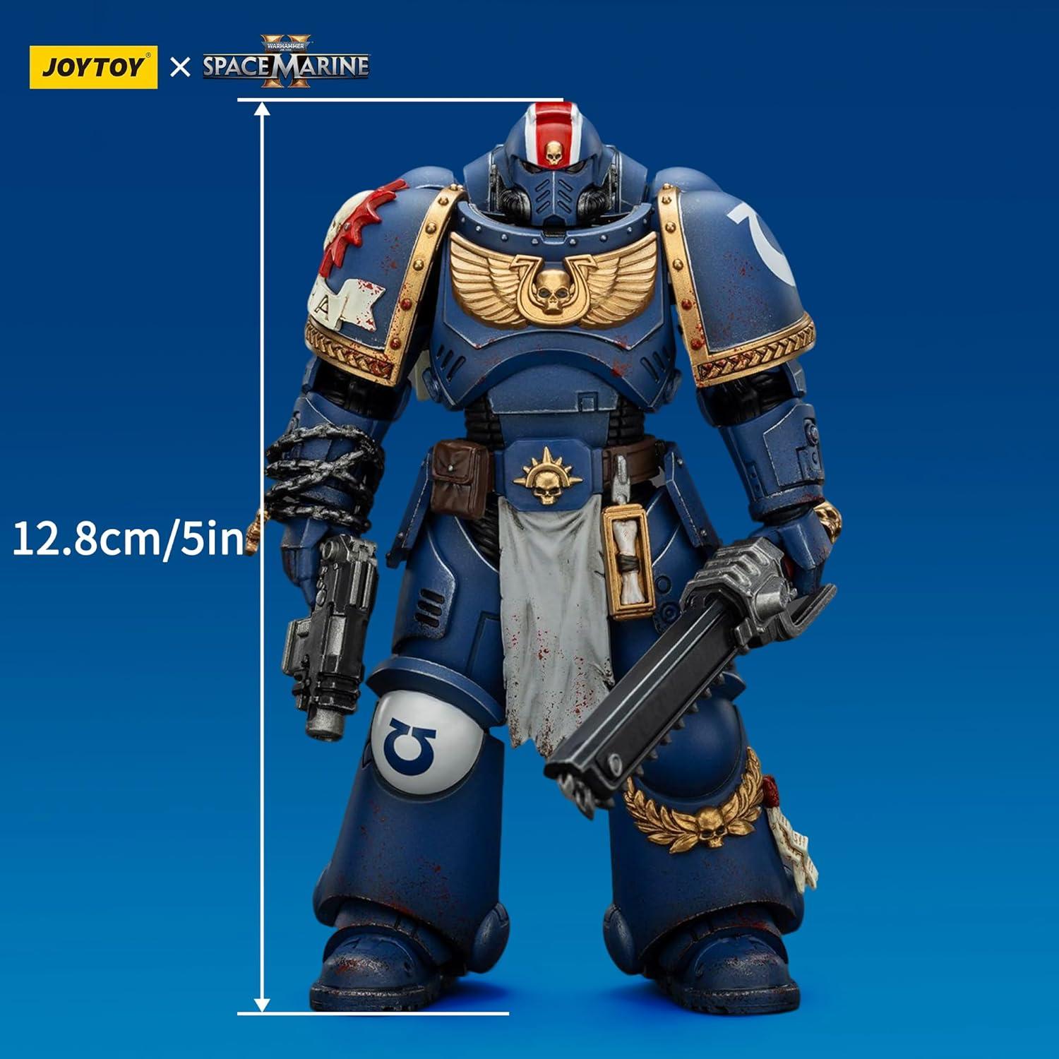 Figura de Acción JOYTOY Warhammer 40k Teniente Titus 1:18