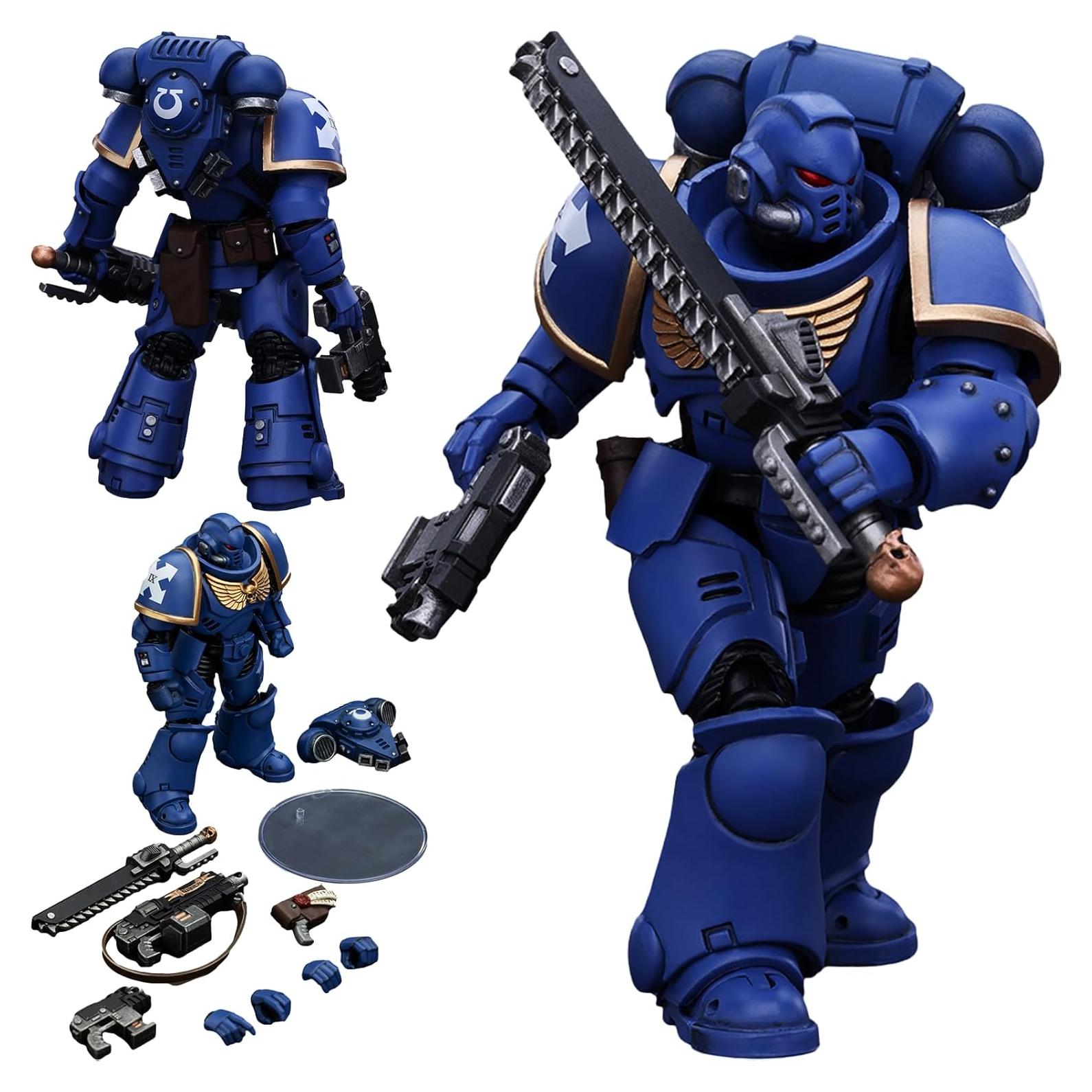 Figura de Acción JOYTOY Marines Espaciales Ultramarines Hermano Catonus 20cm