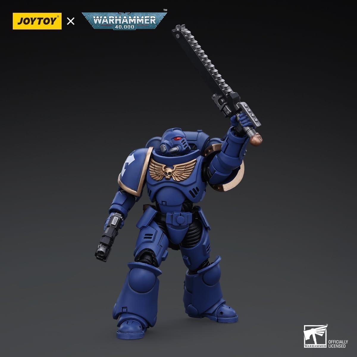 Figura de Acción JOYTOY Marines Espaciales Ultramarines Hermano Catonus 20cm