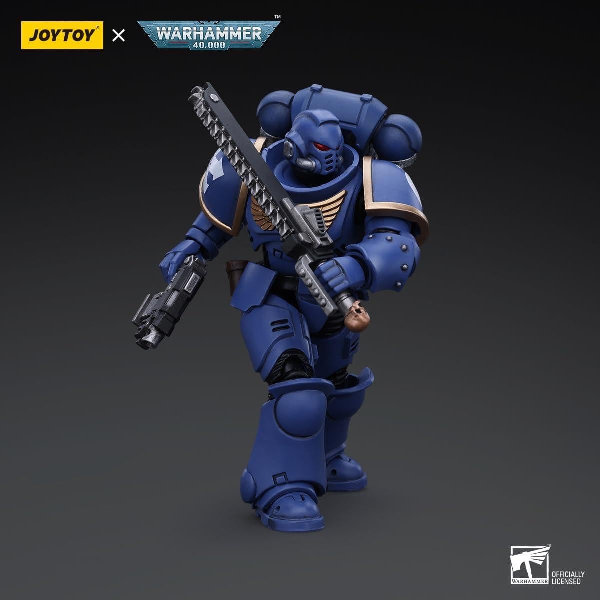 Figura de Acción JOYTOY Marines Espaciales Ultramarines Hermano Catonus 20cm
