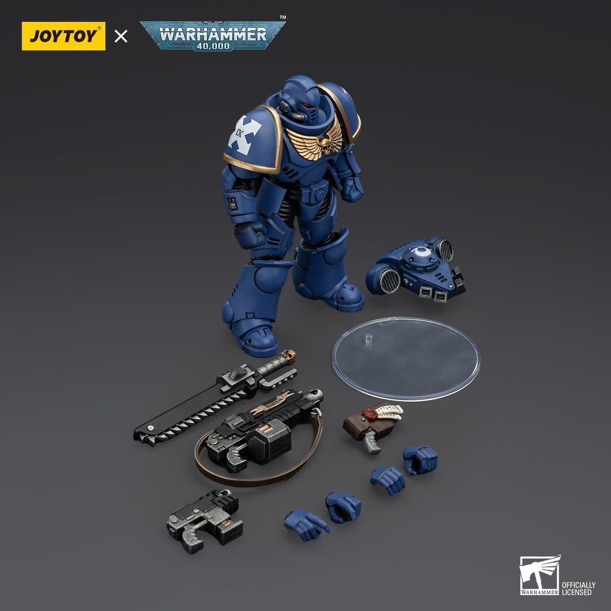 Figura de Acción JOYTOY Marines Espaciales Ultramarines Hermano Catonus 20cm