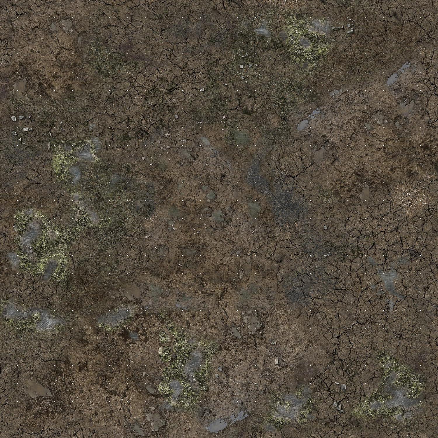 Alfombra de Juego Calles Barrosas Battle Systems 60x60cm