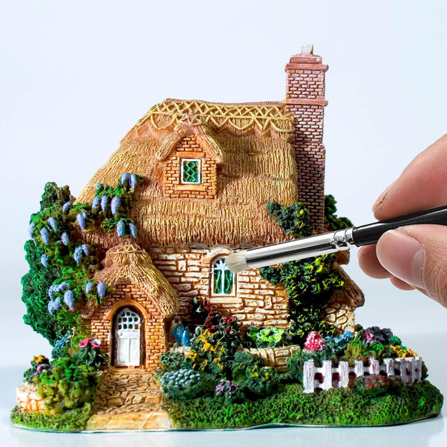 Set de 5 Pinceles Secos GETHPEN para Pintura en Miniatura