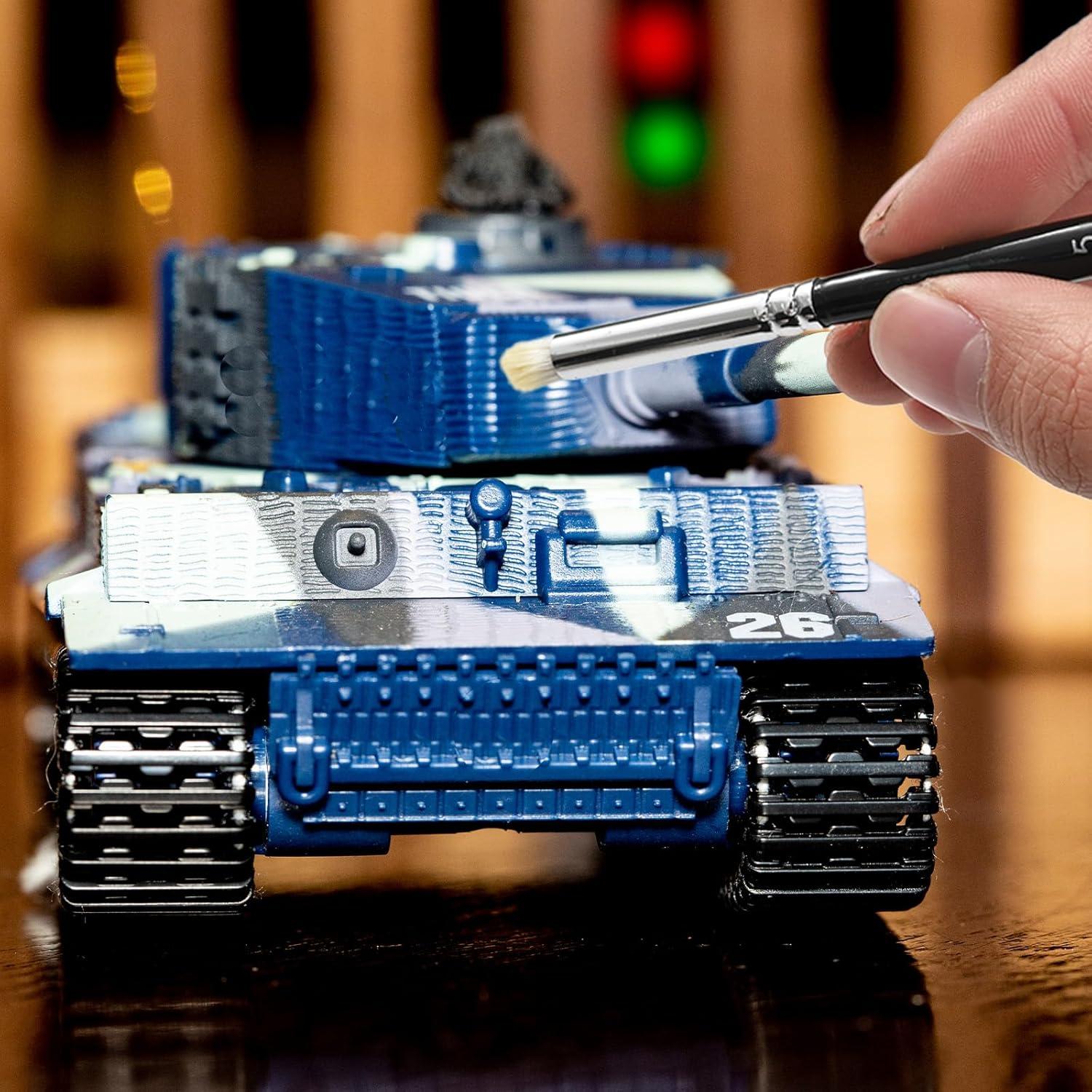 Set de 5 Pinceles Secos GETHPEN para Pintura en Miniatura