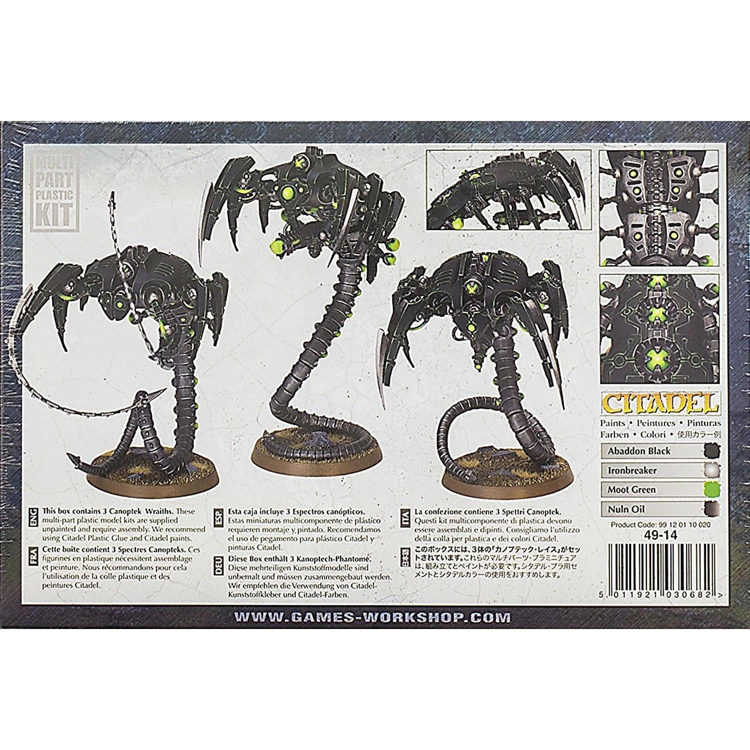Figura de Acción Necron Canoptek Wraiths Games Workshop - 3 Miniaturas