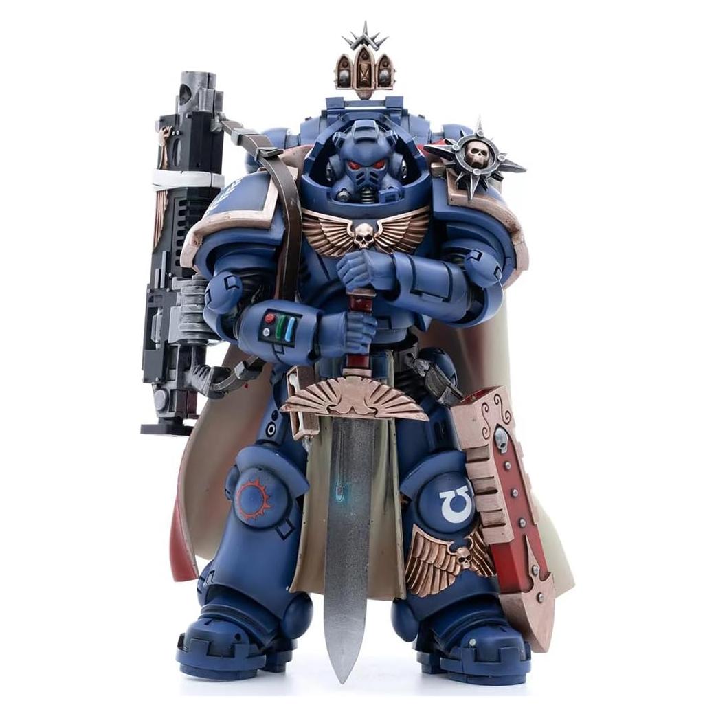 Figura de Acción Capitán Ultramarines JOYTOY 1/18 con Rifle
