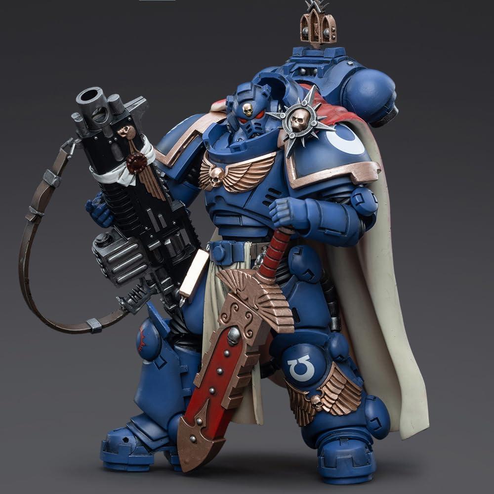 Figura de Acción Capitán Ultramarines JOYTOY 1/18 con Rifle