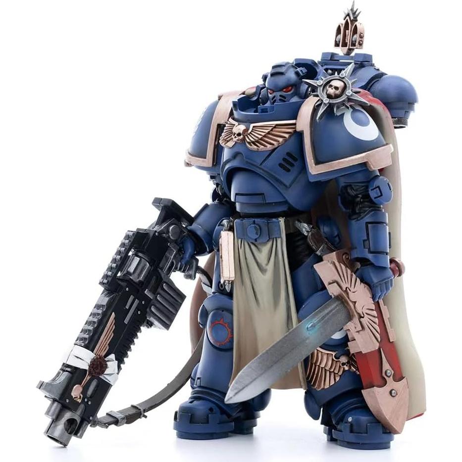 Figura de Acción Capitán Ultramarines JOYTOY 1/18 con Rifle